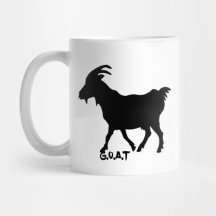 G.O.A.T. black Mug